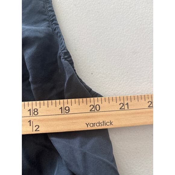 Unsubscribed Tunic Top Women's Small Black Silk Button Front Lightweight Flowy - Picture 7 of 10